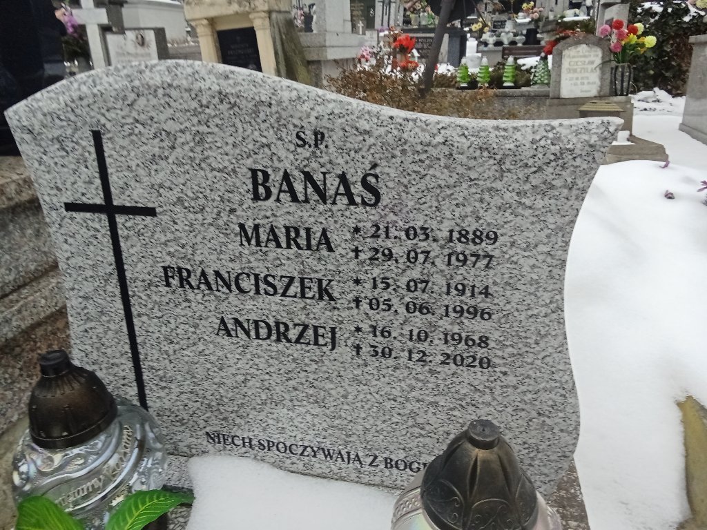 Grób Maria Banaś