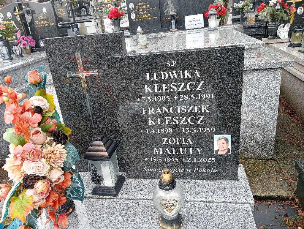 Grób Ludwika Kleszcz