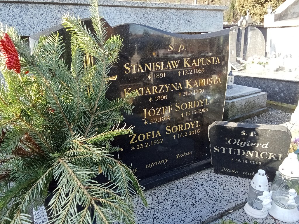 Grób Katarzyna Kapusta