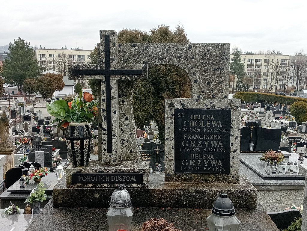 Grób Franciszek Grzywacz