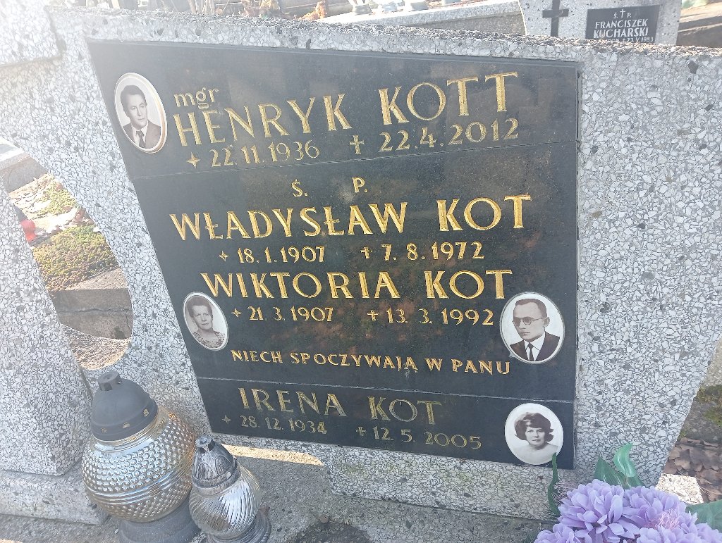 Grób Wiktoria Kot