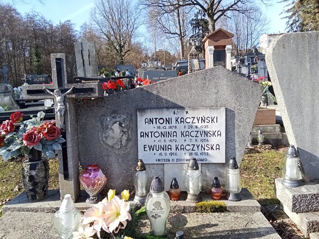 Grób Antonina Kaczyńska